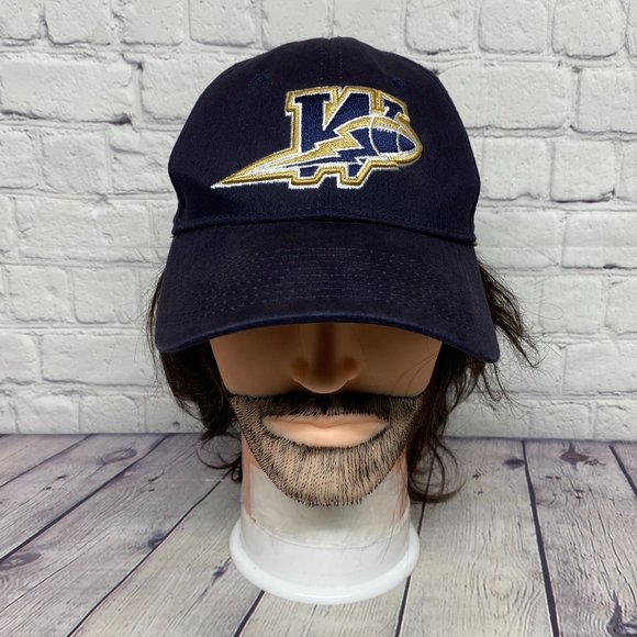 Vintage American Needle Hat Cap Stretch Fit S/M Navy Blue Winnipeg Blue Bombers - Picture 1 of 10